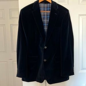 Hugo Boss Velvet Jacket US 40R, Dark Blue